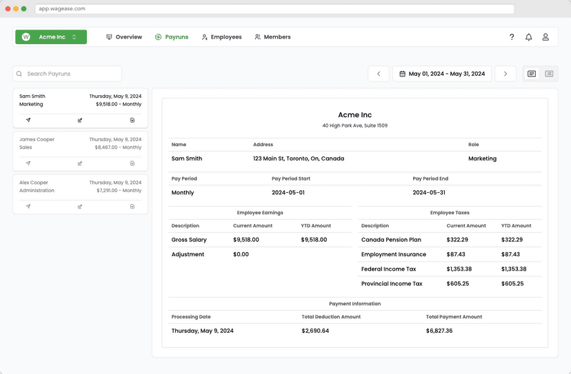 Automated Taxes and Remittance Calculations